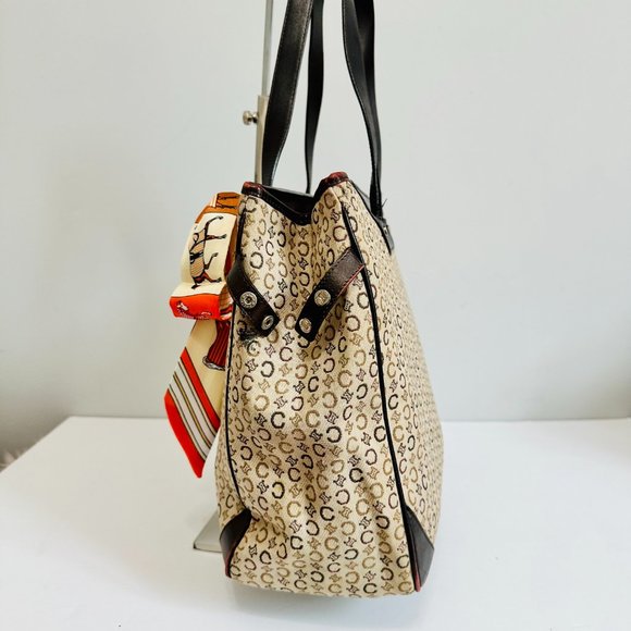 AUTHENTIC CELINE MONOGRAM TOTE BAG VINTAGE CE00/22 MADE IN ITALY - Picture 8 of 16
